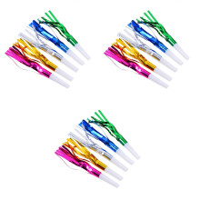 72Pcs Plastic Party Blowouts Assorted Whistles Noisemakers