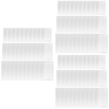 90Pcs Transparent Reusable Book Covers Thick Plastic Protective Sleeve