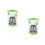 2Pcs Durable ABS Mini Coffee Maker Toy Green Educational Children Gift 1