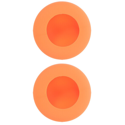 2Pcs Orange Protective Case Silicone Cover for Finder Use