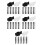 1000Pcs Reusable Plastic Lotion Pump Clips Spill-Proof Dispenser Locks 5