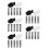 1000Pcs Reusable Plastic Lotion Pump Clips Spill-Proof Dispenser Locks 7