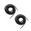 2Pcs Black Round Waxed Boot Laces High Temperature Resistant for Work 8