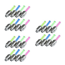 24Pcs Assorted Color Bike Rim LED Lights Tire Valve Stem Caps for Cars