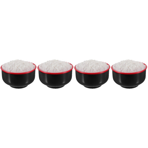 4Pcs Artificial Cooked Rice Model for Photography Home Decoration