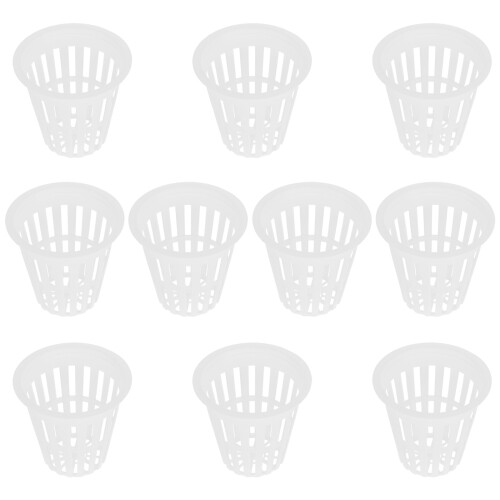 40Pcs Professional Plastic Net Pots Baskets for Hydroponic Planting