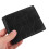 2Pcs Black PU Bifold Wallet Small Portable Card Holder 3