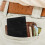 2Pcs Black PU Bifold Wallet Small Portable Card Holder 4