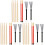3Sets Durable Maple Drumsticks and Non-Slip Steel Wire Drum Brushes 1