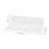 1Set White Acrylic Wall Floating Shelf Versatile Storage Rack for Home 2