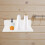 1Set White Acrylic Wall Floating Shelf Versatile Storage Rack for Home 3