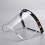 3Pièces Boucliers Faciaux Multiples Usage Pour Casques Transparent 6