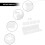 1Set White Acrylic Wall Floating Shelf Versatile Storage Rack for Home 5