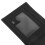 2Pcs Black PU Bifold Wallet Small Portable Card Holder 5