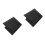 2Pcs Black PU Bifold Wallet Small Portable Card Holder 7