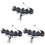 3Pcs Black Adjustable Tassel Armlet Vintage Cuff Accessory Gift 1