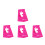 4Pcs Rosy Multifunctional Puzzle Board Display and Puzzle Box Holder 4