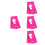 4Pcs Rosy Multifunctional Puzzle Board Display and Puzzle Box Holder 5