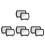 8Pcs Black Clip on Vanity Mirror for Car Visor Makeup ABS Accessory 8