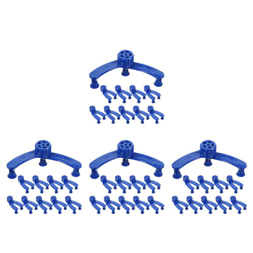 40Pcs Durable Plastic Plant Branch Bender Clips for Garden Use