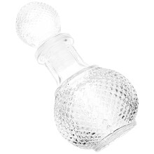 4Pcs Transparent Wine Decanter Glass Bottles for Whiskey and Liquor