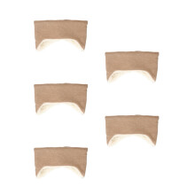 5Pcs Noise Reduction Earmuffs Beige Ear Warmers for Sleep Comfort