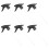 18Pcs Black Plastic Watering Can Sprayer Heads Even Water Distribution 2