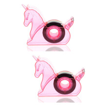 2Sets Portable Pink Tape Cutter Professional Tape Holder for Daily Use
