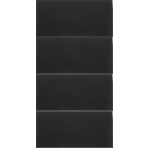 4Pcs Black Acrylic Plates for DIY Crafting Versatile Craft Sheets