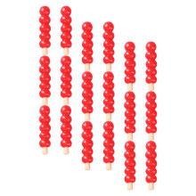 18pcs Design Red Resin Mini Candied For Dollhouse Decoration