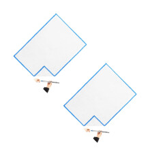 2Pcs Cotton Gauze Flute Cleaning Cloth Soft Absorbent Instrument Wiper