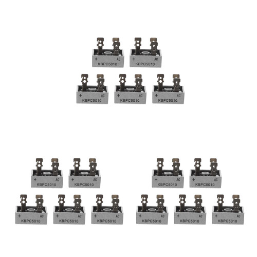 15Pièces Composant Électronique Redresseur Argent 4 Broches 50A