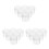 18Pcs Lightweight Hdpe Plastic Buckets for Paint Storage and Transport 5