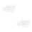 2Pcs Transparent Acrylic Drywall Trowel Plastering Tool 4