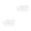 2Pcs Transparent Acrylic Drywall Trowel Plastering Tool 6