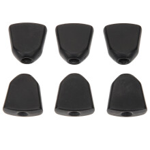 1Set Black Acrylic Guitar Tuning Peg Button Durable Replacement Knobs