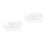 2Pcs Transparent Acrylic Drywall Trowel Plastering Tool 8