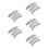 5Sets Comfortable Grey Fake Beard Mustache for Men DIY Cosplay Use 4