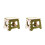 2Pcs Portable Green Folding Stool Foldable Step Stool for Travel Use 1