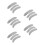 5Sets Comfortable Grey Fake Beard Mustache for Men DIY Cosplay Use 9