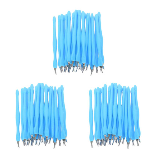 72Pcs Precision Cuticle Pusher Tool Metal Nail Care Device