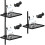 3Pcs ABS Microphone Stand Shelf Clamp-on Mic Holder for Live Broadcast 1