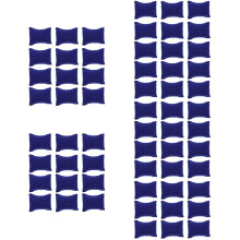 100Pcs Blue Watch Case Small Pillow PU for Bracelet Display