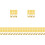 800Pcs Golden Paper Sheets Square Folding DIY Craft Handicraft Set 1
