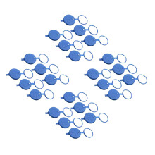 24Pcs Dark Blue Plastic Car Windshield Washer Cap Durable Replacement
