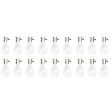 18Pièces Ampoule LED Solaire Clipable Pour Décoration Jardin Patio
