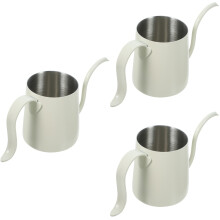 3Pcs Stainless Steel Coffee Pouring Kettles with Precise Spout