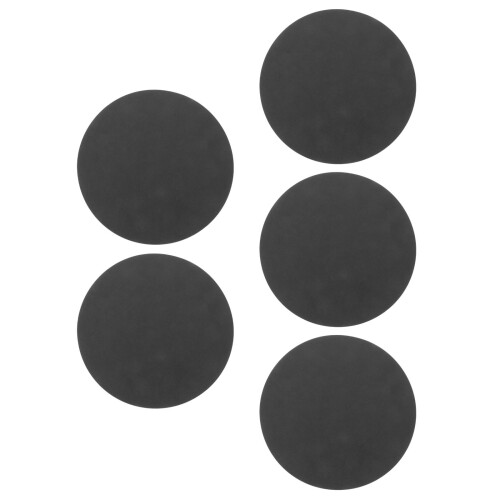 5Pcs Felt Vinyl Player Mat Black Record Protective Pad for Turntable