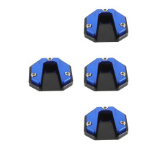 4Pcs Durable Aluminum Motorbike Side Stand Pads for Enhanced Stability
