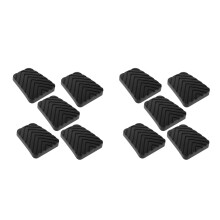 10Pcs Black Rubber Car Pedal Covers Brake Clutch Accelerator Set